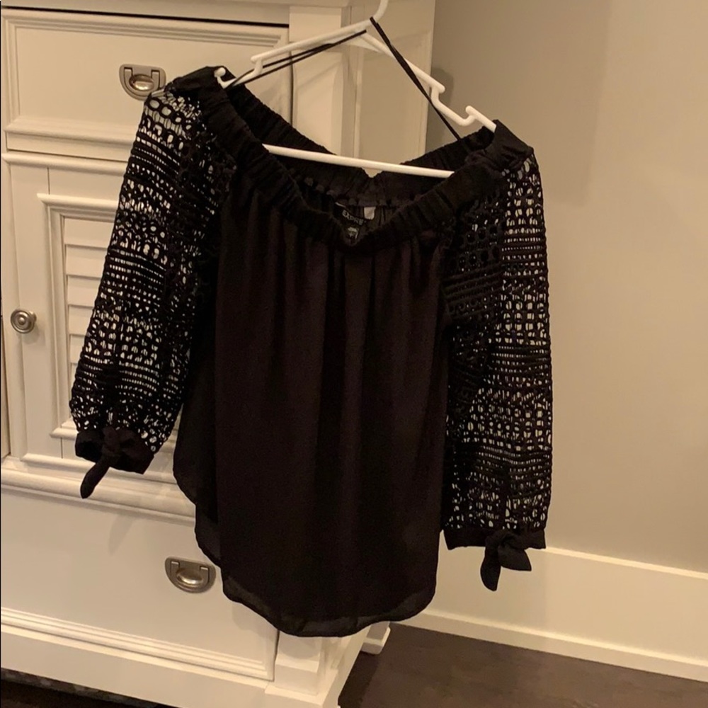 Express off the shoulder resort top